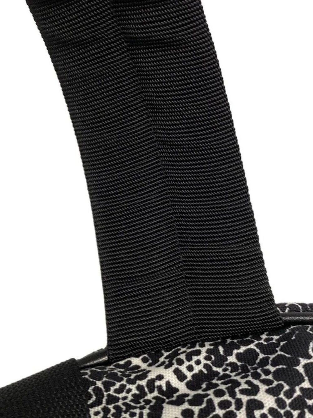 SAINT LAURENT PARIS Classic Hunter Backpack 326865 Black White Nylon Backpack - Picture 9 of 15